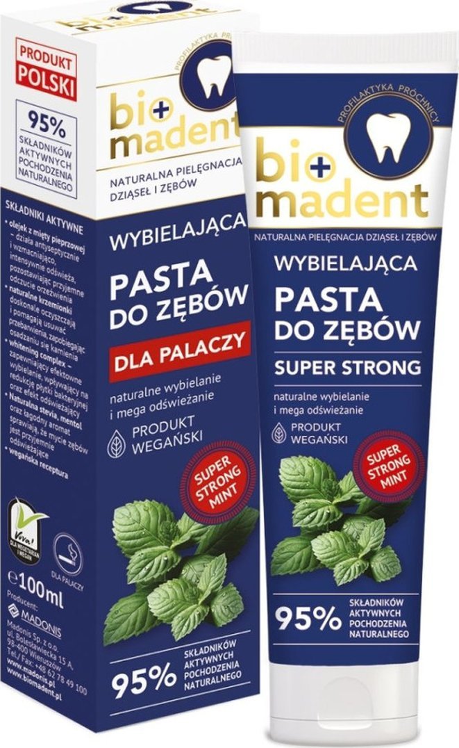 Bio Madent Pasta wybielająca dla palaczy 100ml