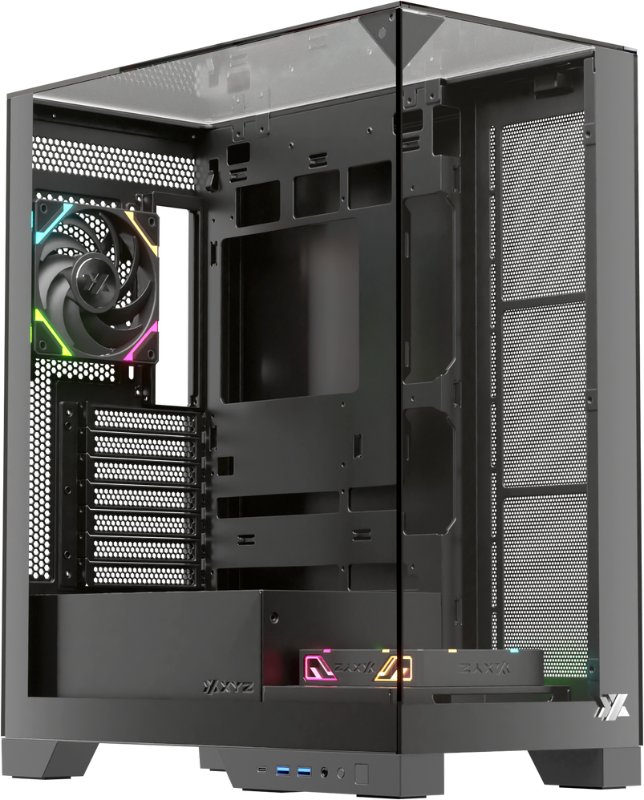 Obudowa XYZ PC GEAR Trifecta ARGB czarna (X-CS-TRIFECTA-B)