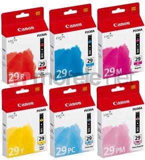 Tusz Canon tusz PGI-29 MULTIPACK (cyan, magenta, yellow, photo cyan, photo magenta, red)