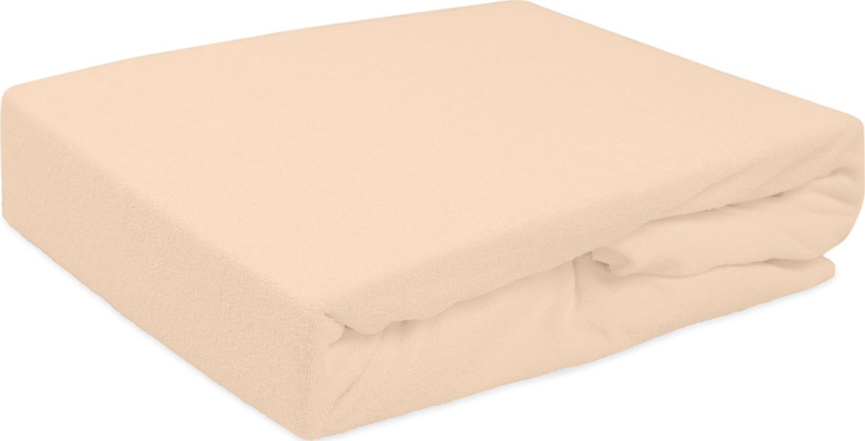 Darymex Prześcieradło frotte z gumką róż perłowy 015/150/160x200 Darymex