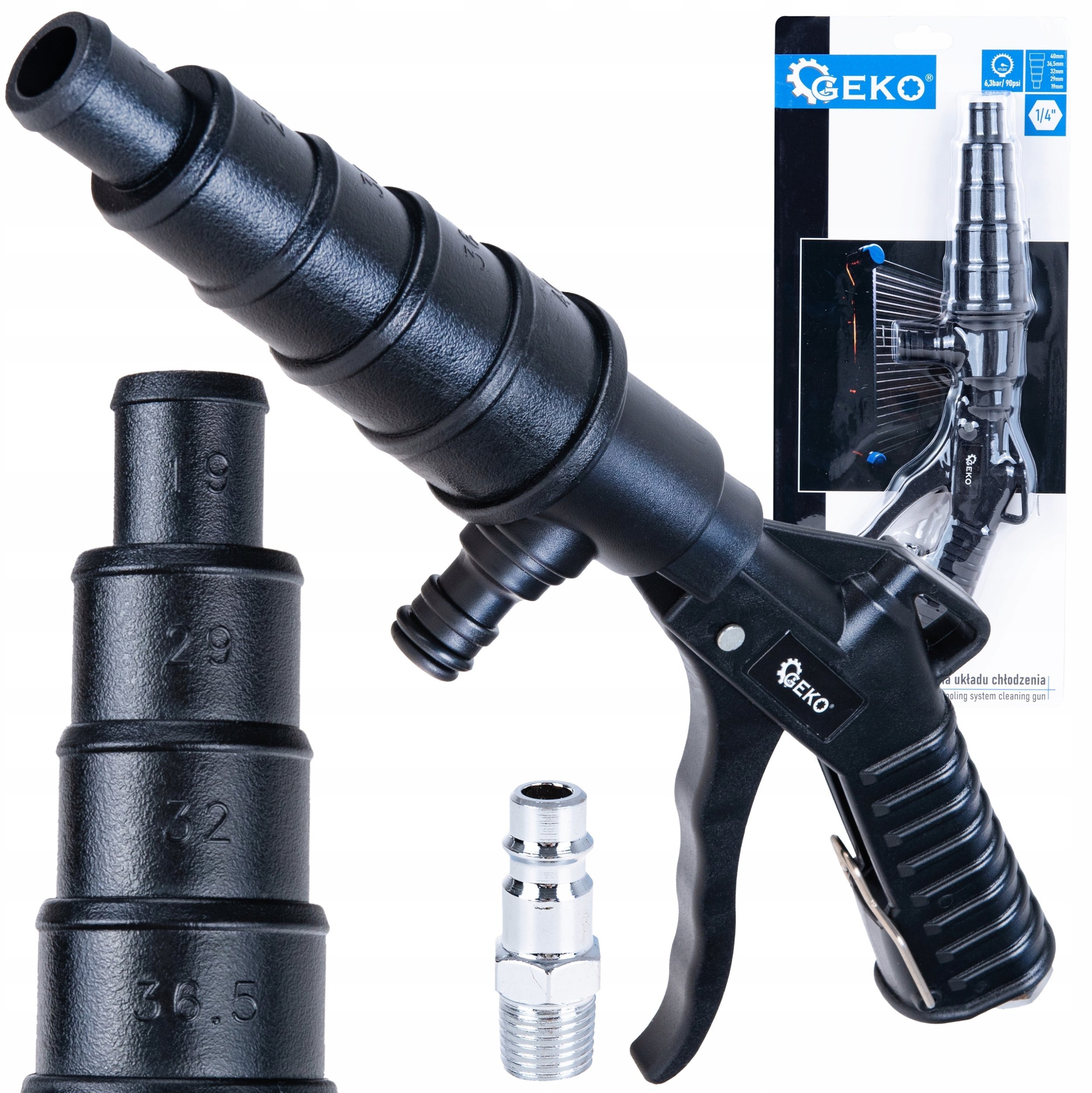 Pistolet do czyszczenia układu chłodzenia 1/4" (10/20)