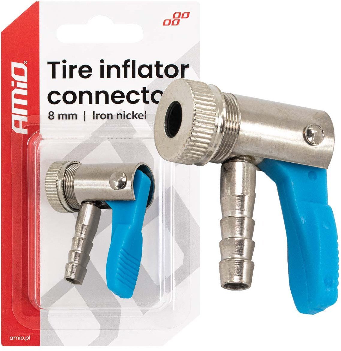 Adapter kompresora 8mm amio-04498