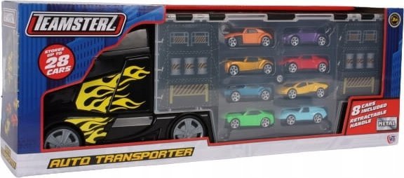 Teamsterz TEAMSTERZ Transporter with 8 cars, medium