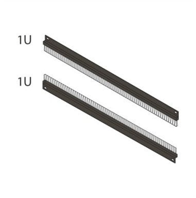 KABINA SZCZOTKOWA 1U CZARNA (2X)