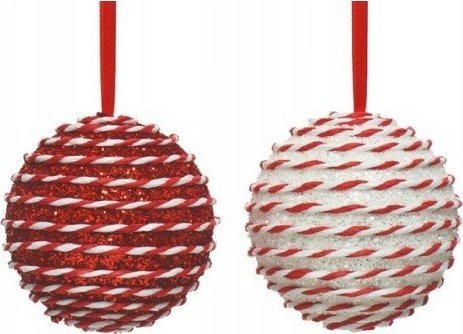 Kaemingk Bombka na choinkę nietłukąca zdobiona 10 cm