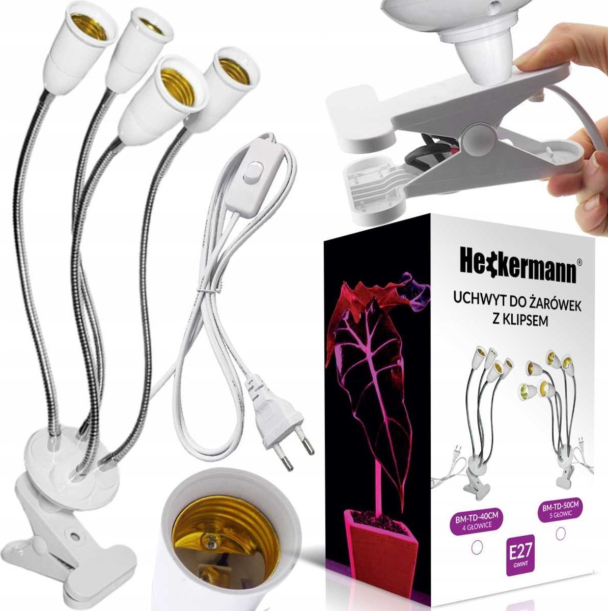 Lampka biurkowa Heckermann biała (18860925)