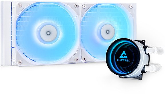 Chłodzenie wodne Chieftec Iceberg White 240 ARGB (CLC-240-RGB-W)