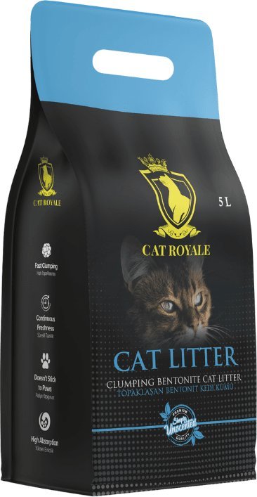 Żwirek dla kota Cat Royale Cat Royale Naturalny żwirek bentonitowy 5l