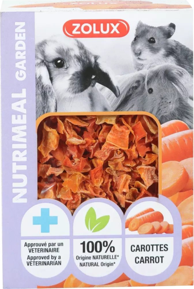 Zolux ZOLUX Przysmak NUTRIMEAL3 GARDEN z marchewką 40 g