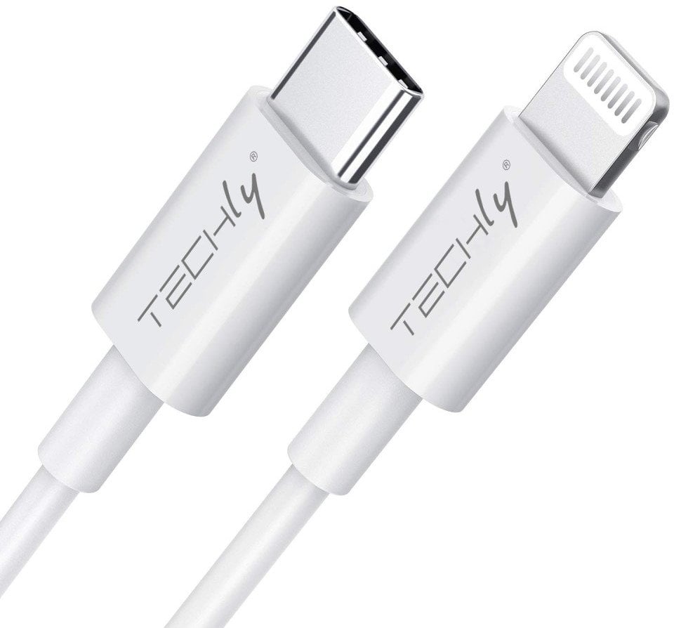 EFB Techly USB2.0 Anschlusskabel Typ C weiss 1m