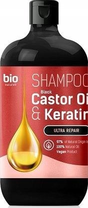 BIO NATURELL_Shampoo Ultra Repair szampon do włosów Castor Oil & Keratin 946ml