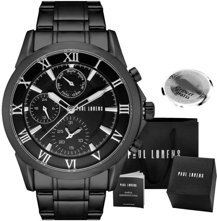 Zegarek męski Paul Lorens NEXTON-1A5 Z GRAWEREM