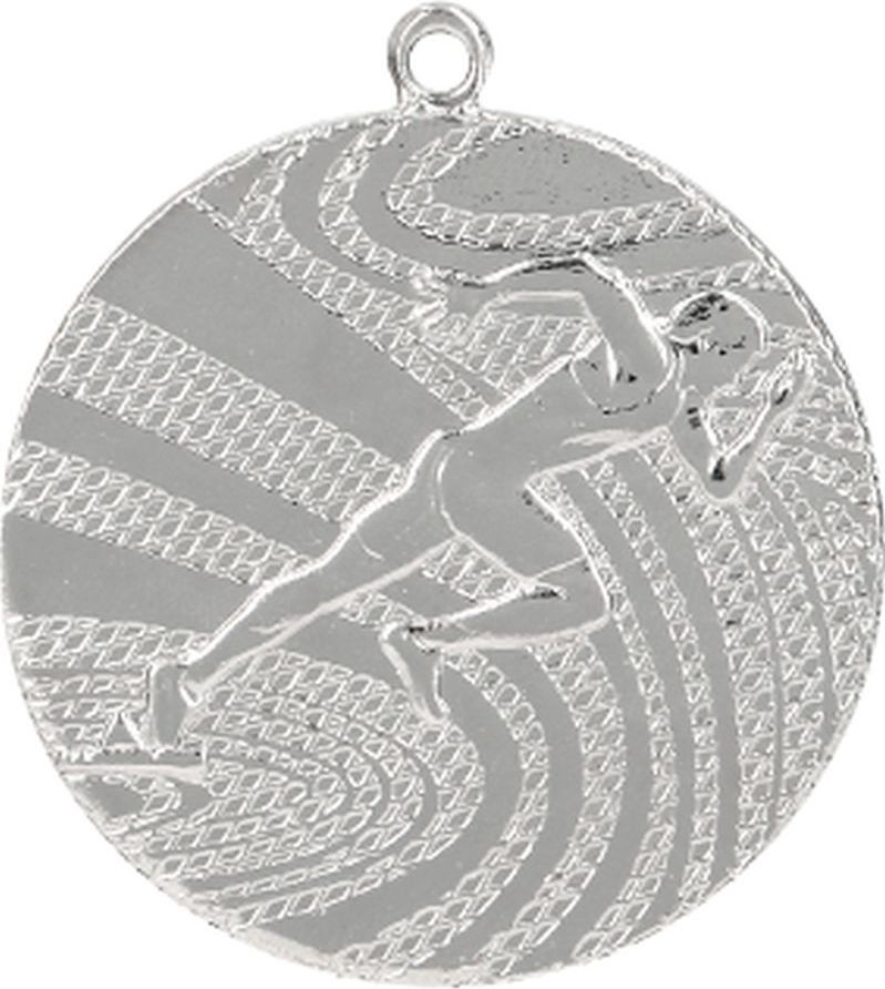 Victoria Sport Medal stalowy dla biegacza srebrny