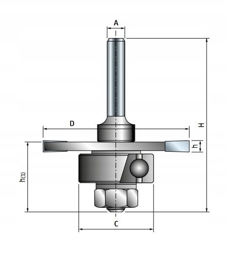 Frez 63-10906P 50,8X4,0X60,3X6.0-3