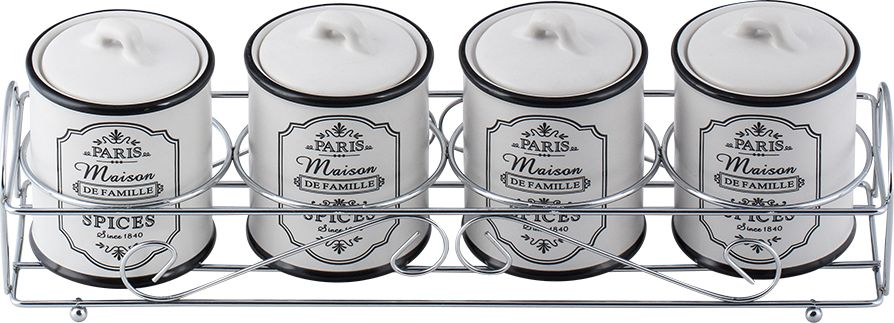 Maestro ZESTAW 4 POJEMNIKÓW NA PRZYPRAWY MAESTRO MR-20030-04CS