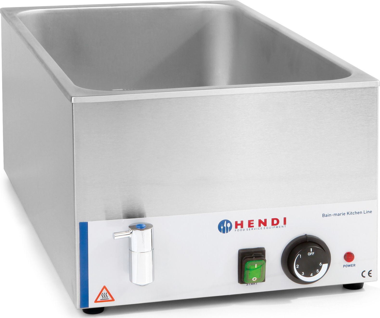 Hendi Bemar nastawny elektryczny wodny do GN1/1 150mm z kranikiem - Hendi 238912 Bemar nastawny elektryczny wodny do GN1/1 150mm z kranikiem - Hendi 2