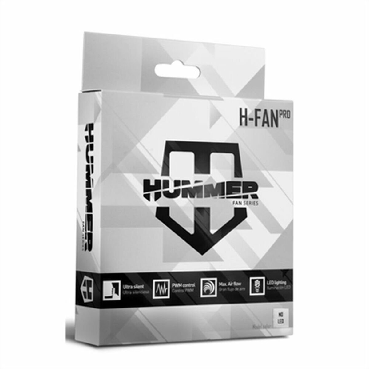 Krom Wentylator do Obudowy Nox-Xtreme H-Fan Pro LED WHITE 12 cm (1 Sztuk)