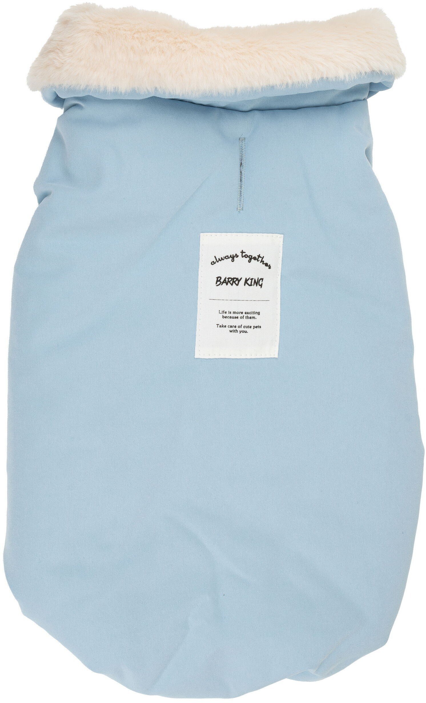 Barry King Kurtka dla psa niebieska z kołnierzem rozmiar M 40