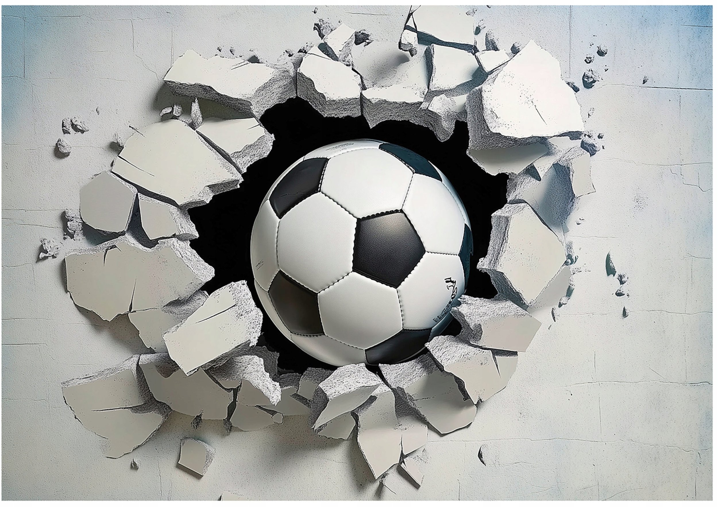 Fototapeta Dla Dzieci Chłopca Piłka 3D Tapeta Flizelina 250X175