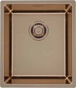 Alveus KOMBINO MIEDŹ zlewozmywak stalowy 380x440mm