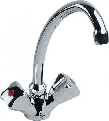 Bateria umywalkowa KFA Standard stojąca chrom (302-315-00)