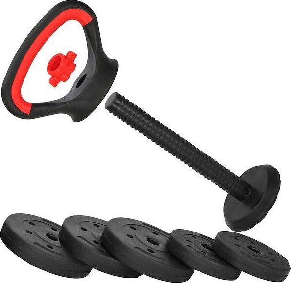 Kettlebell z regulacją obciążenia 10 kg zestaw 5 talerzy UNIWERSALNY