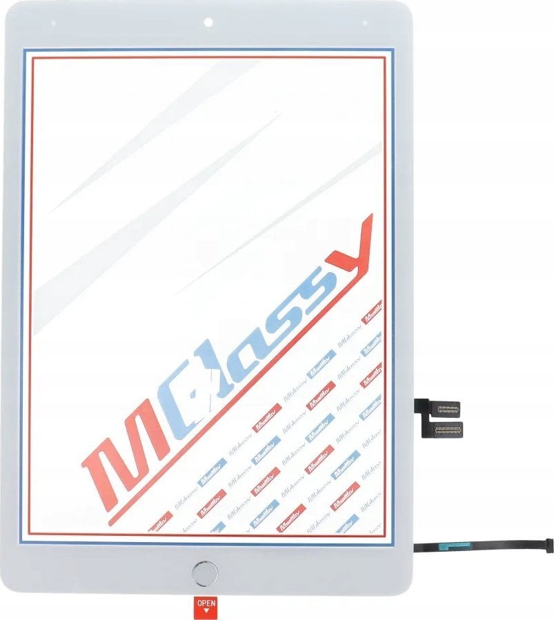 Samsung MUSTTBY Ekran dotykowy + taśma klejąca + Home do iPAD 9 (biały)