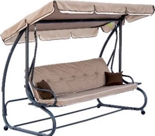 Mirpol Funkcjonalna huśtawka ogrodowa dla 3 osób