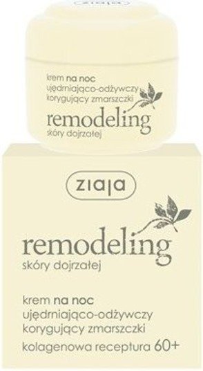 Ziaja Remodeling Krem Na Noc Ujędrniająco - Odżywczy 60+ 50ml