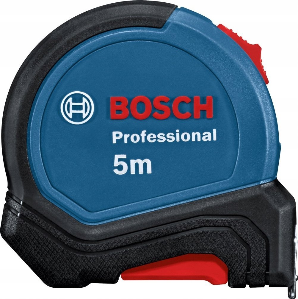 Bosch Professional 5m tape measure (one-hand operation, belt clip, magnetic hook, 2 stop buttons, 27