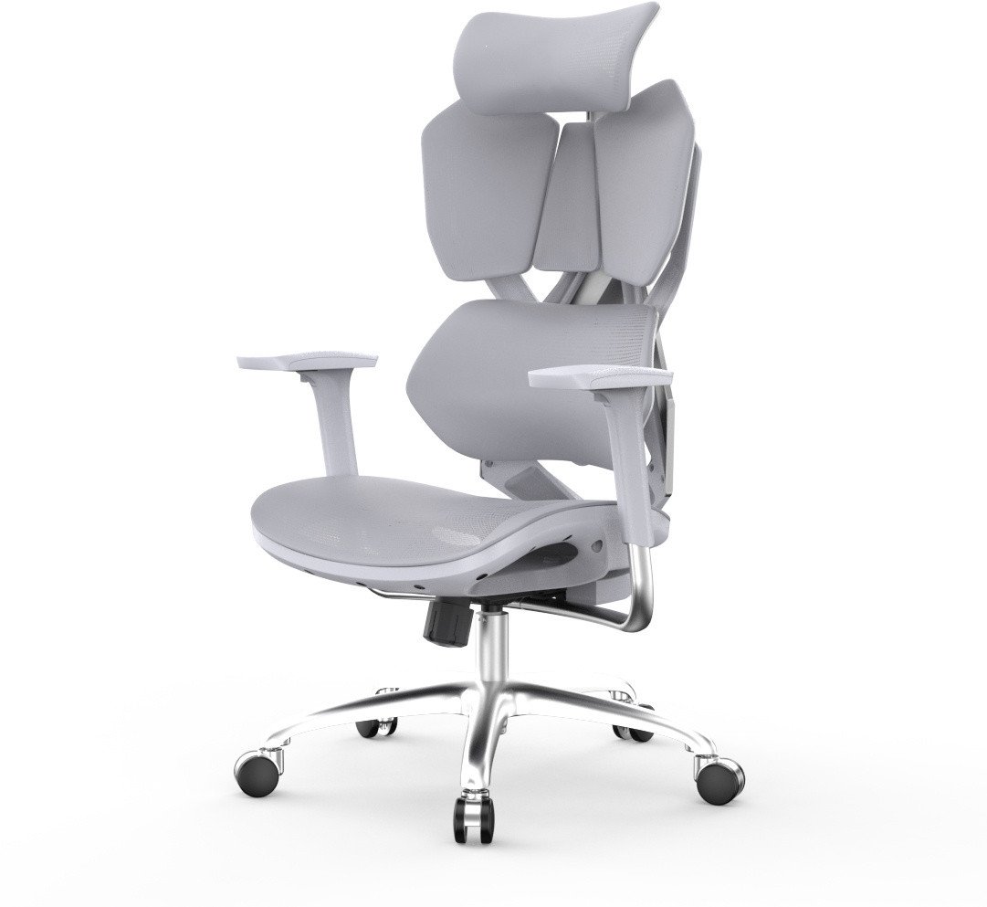 Fotel ergonomiczny gamingowy Angel Furia Grey
