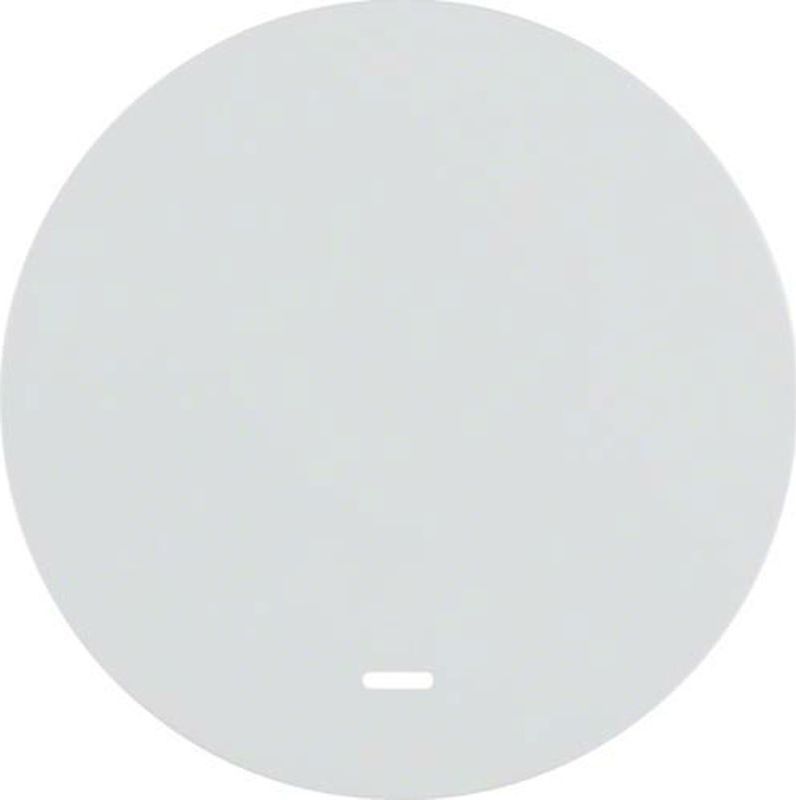 Hager Berker R.1/R.3 Klawisz pojedynczy z soczewką do łącznika biały 16212089