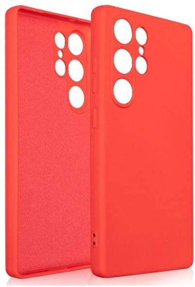 Beline Etui Silicone Samsung S25 Plus czerwony/red