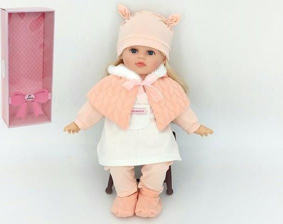 Adar Lalka dziewczynka zima z dźwiękiem 40cm w pudełku (526228)