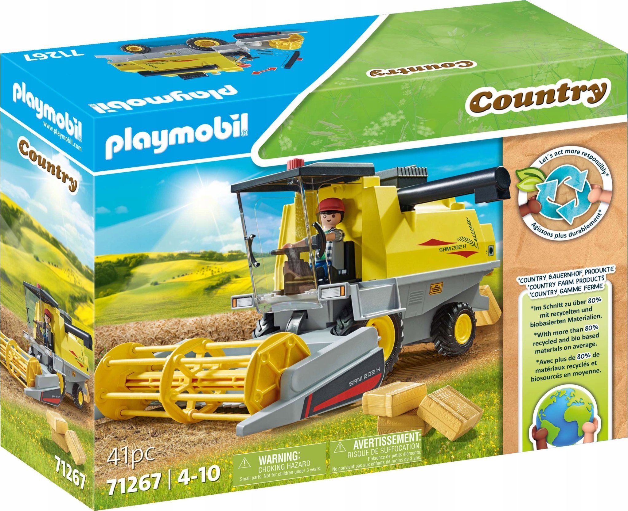 Playmobil Zestaw Country 71267 Kombajn