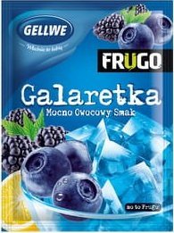 Gellwe GELLWE GALARETKA NIEBIESKA FRUGO 75G