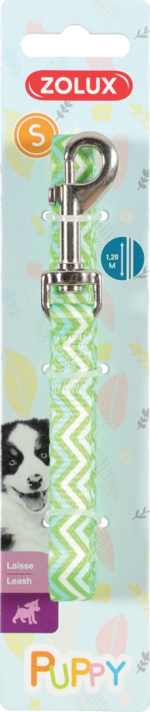 Zolux Smycz Puppy PIXIE 13 mm/1,20 m kol. zielony