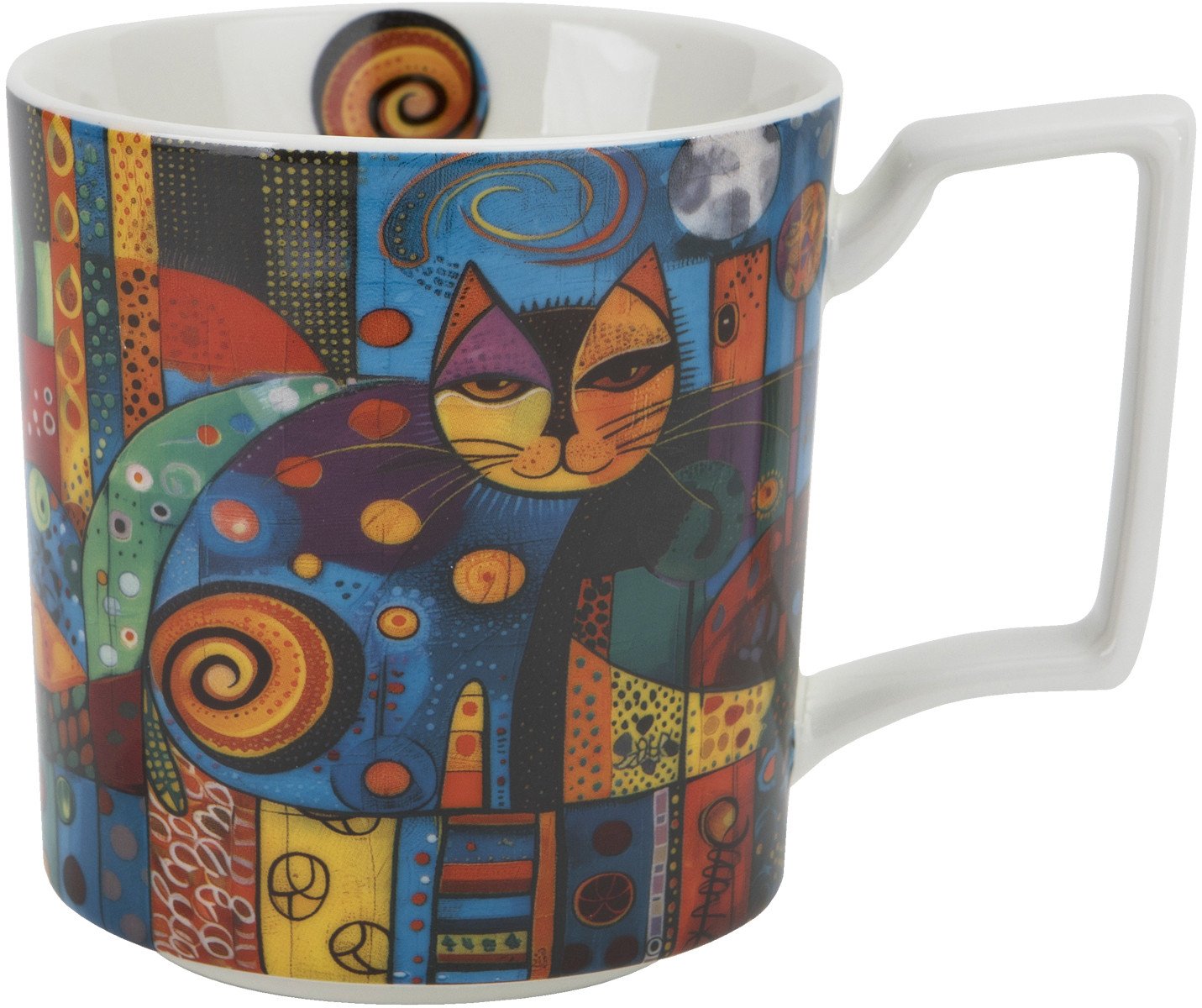 Duży kubek porcelanowy 750 ml Modern Cat