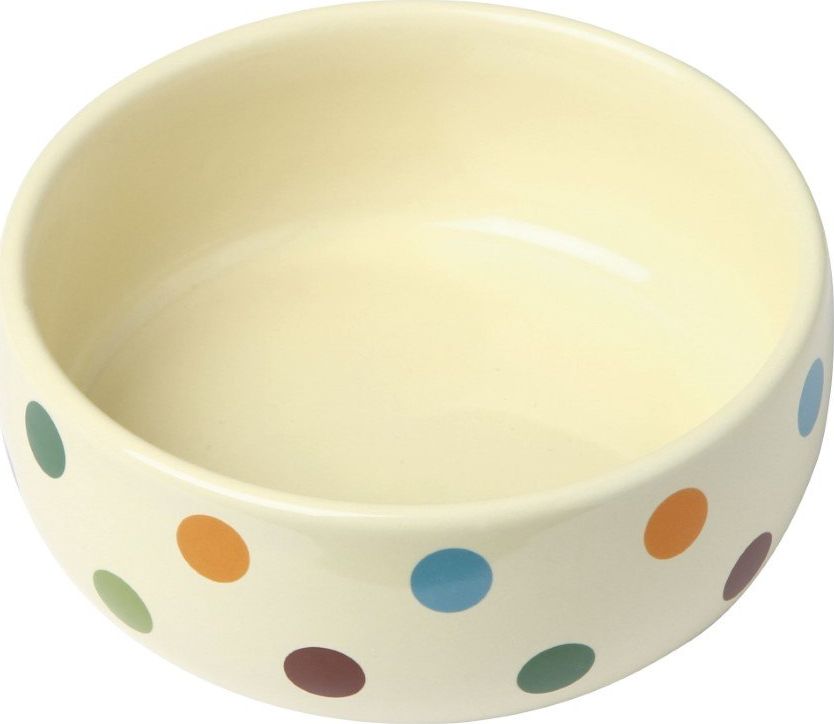 Kerbl KERBL Miska ceramiczna Dots, 300 ml [82672]