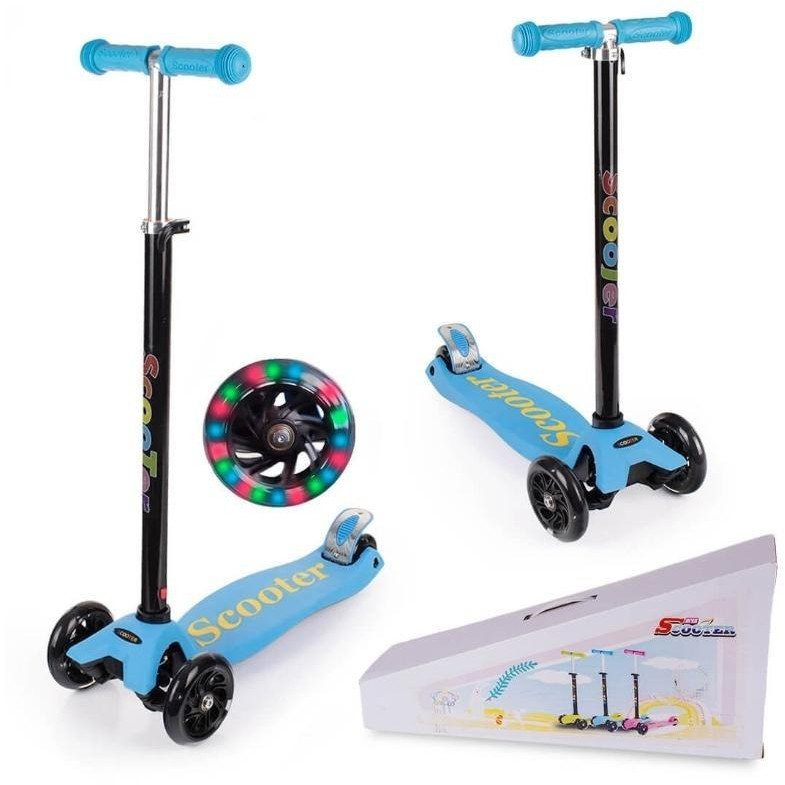 Hulajnoga trójkołowa balansowa regulowana led