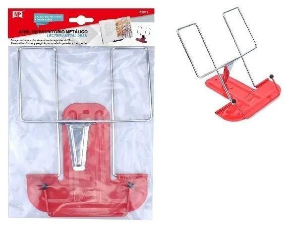 Stojak na książki czerwony