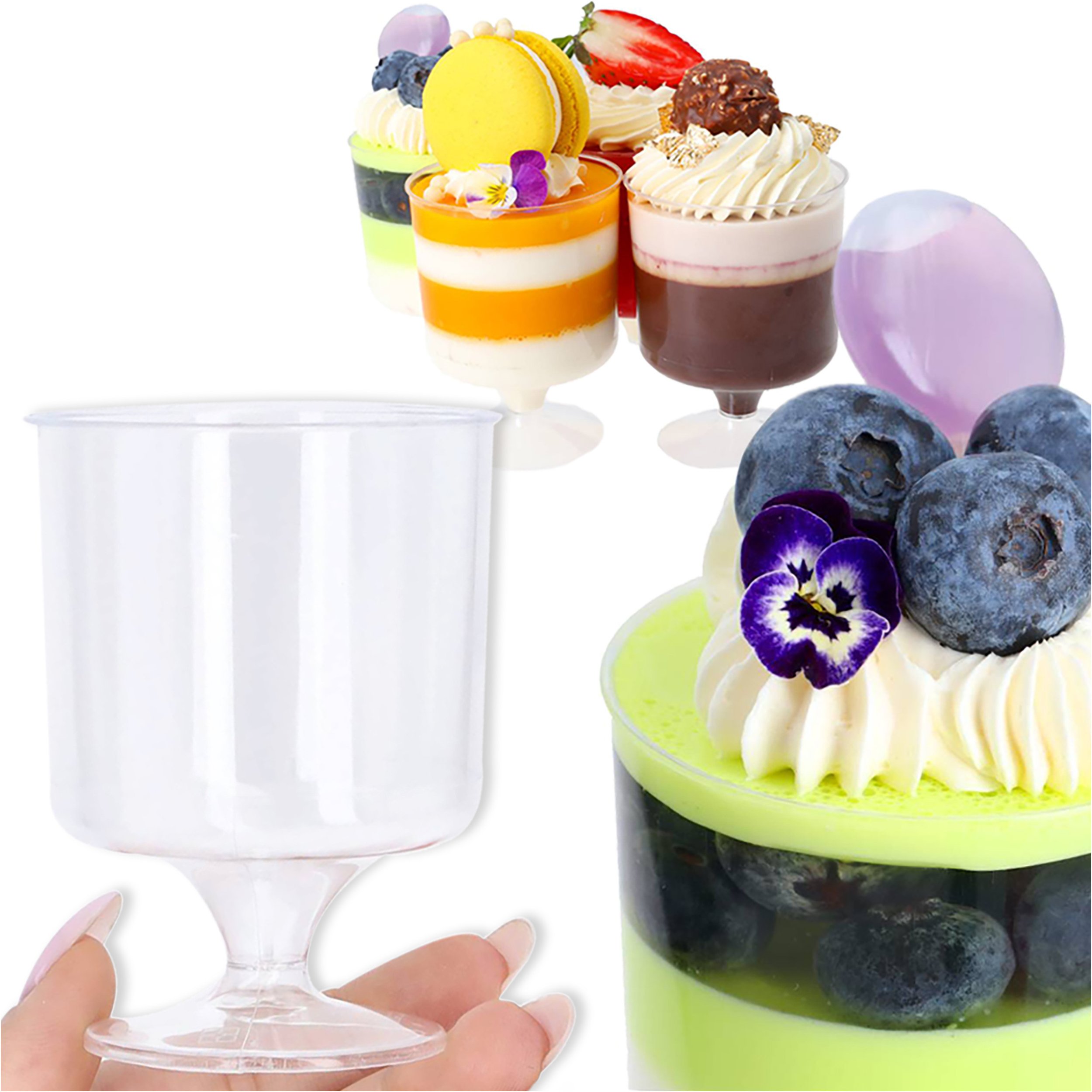 Kubeczki Plastikowe Na Nożce 150ml