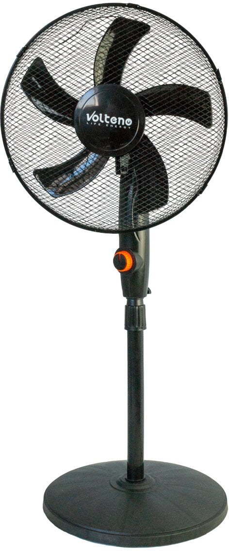 WENTYLATOR PODŁOGOWY Volteno 40cm OKRĄGŁA PODSTAWA – CZARNY VO2414