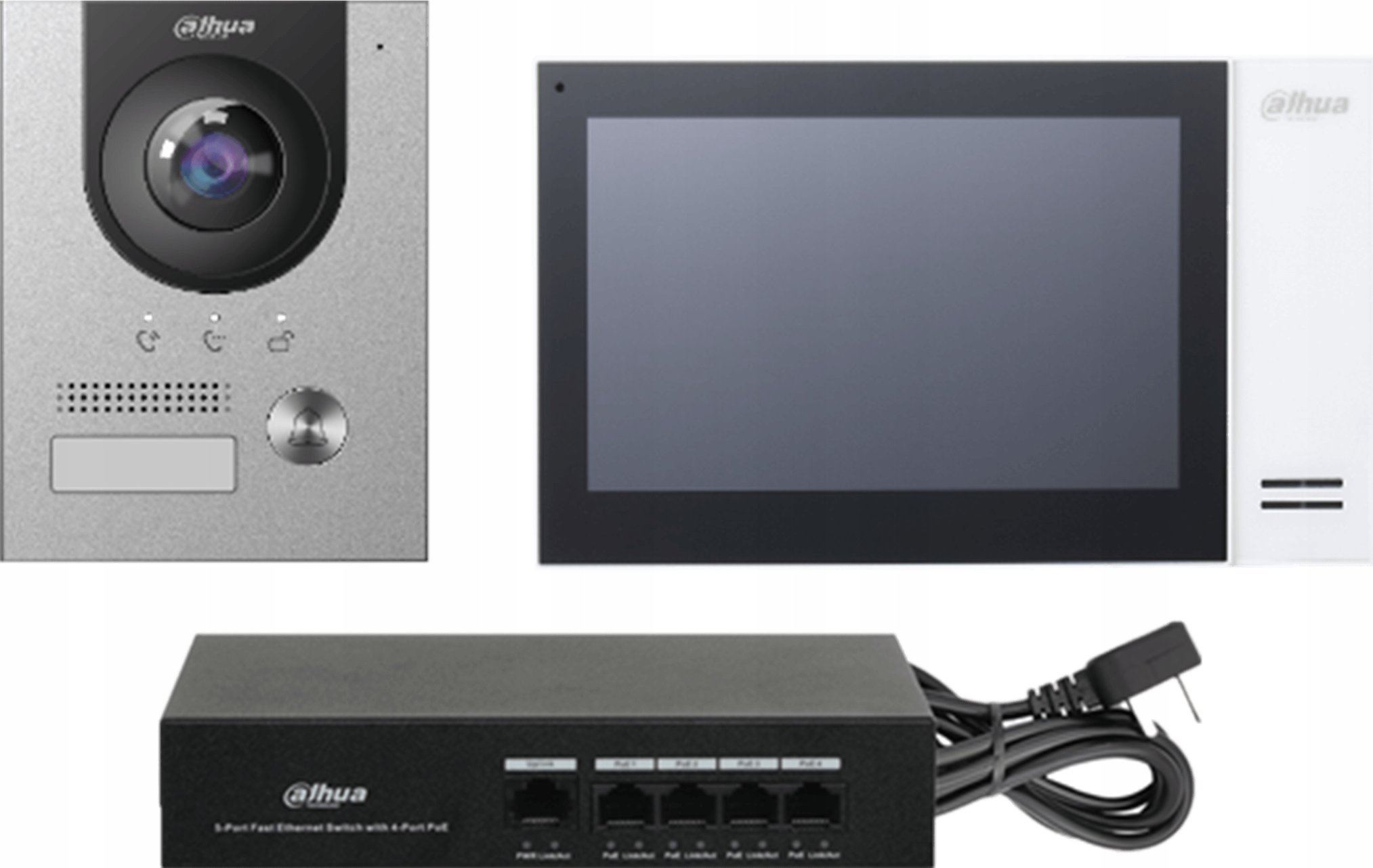 Dahua Technology ZESTAW WIDEODOMOFONOWY DAHUA KTP01-S2(F)