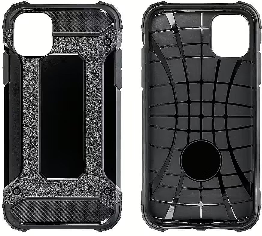 Mocco Trust Armored Shockproof Carbon Case for Samsung Galaxy S23 Ultra Black