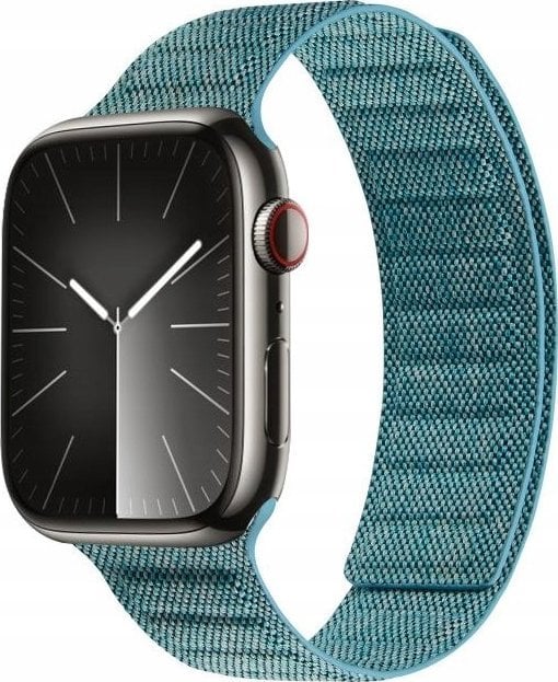 Crong Crong Melange - Pasek magnetyczny do Apple Watch 38/40/41 mm (turkusowy melanż)
