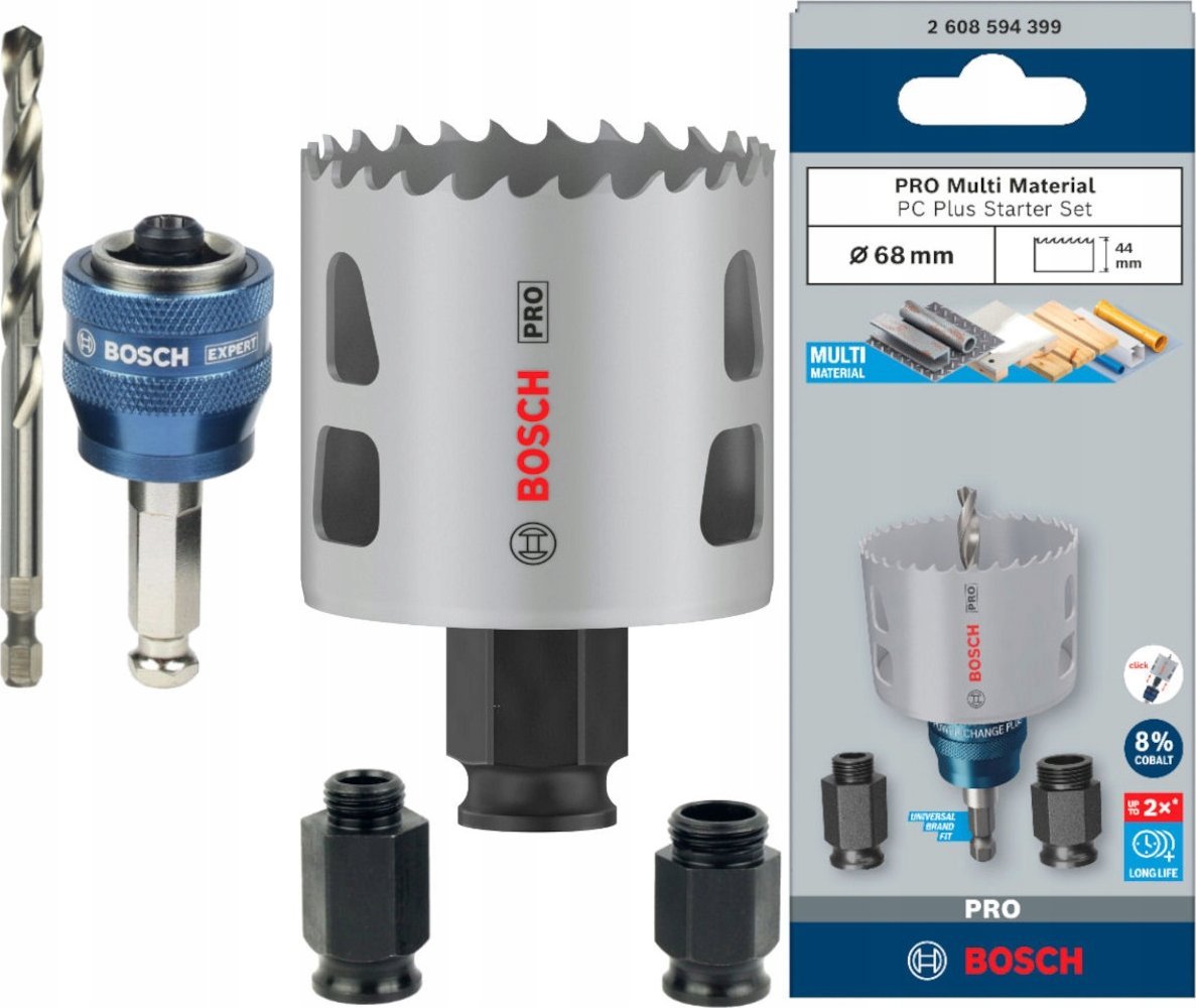 PIÅA OTWORNICA PRO MULTI MATERIAL PC PLUS 68 MM STARTER KIT