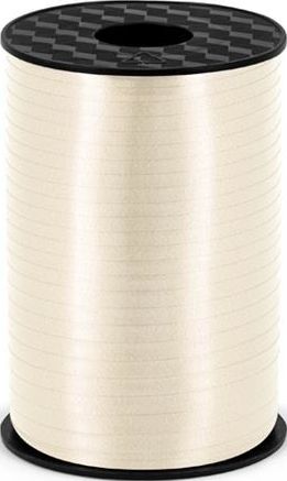 Party Deco Wstążka plastikowa do dekoracji kremowa, 5 mm uniwersalny
