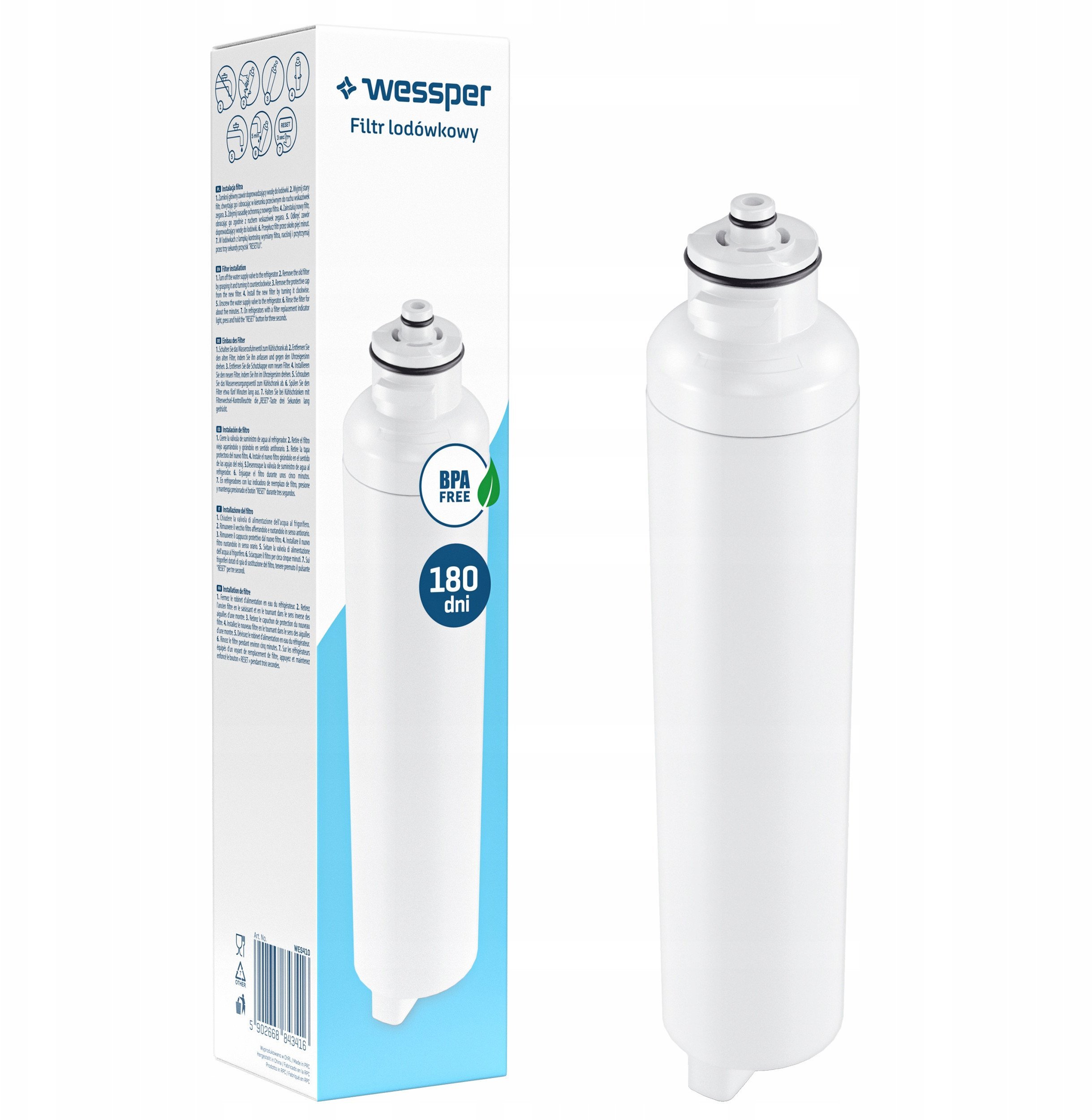 Filtr wody do lodówek LG (WES410)