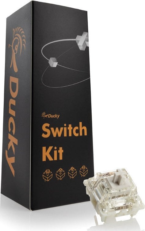 Ducky Ducky Gateron G Pro White Switches, mechanisch, 3-Pin, linear, MX-Stem, 38g - 110 Stück